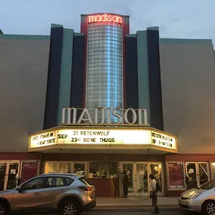 Madison Theatre is one the best places to see a concert. The staff is phenomenal and always makes you feel welcomed. Good views from spot.