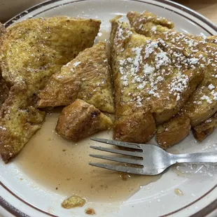 French toast minus a few bites
