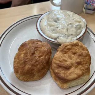 Biscuits and gravy