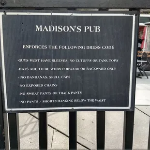 Dress appropriately.