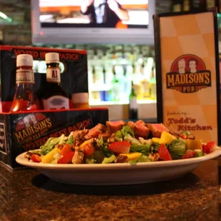 Mango Ahi Salad with Tuna - Madison's Pub - Mt. Clemens, Michigan, USA