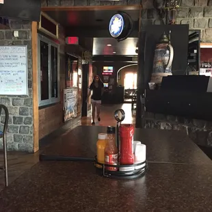 A quiet bar where the customers are invisible to the servers