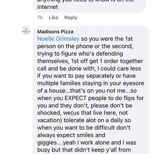 Owner&apos;s rant.