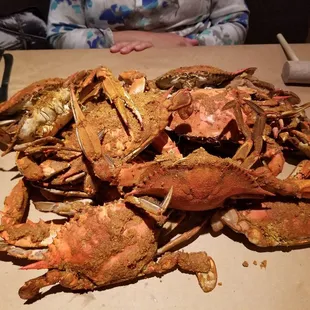56 a dozen. Best crabs I had all season.