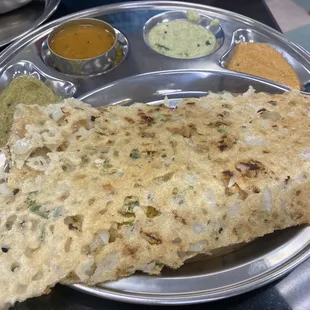 Onion Masala Dosa