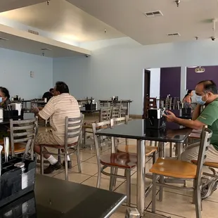 Just seated after ordering at counter!