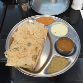 Plain Rava Masala Dosa