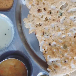 Onion Rava Masala Dosa