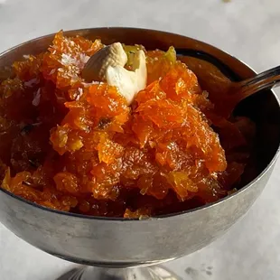 Carrot pudding