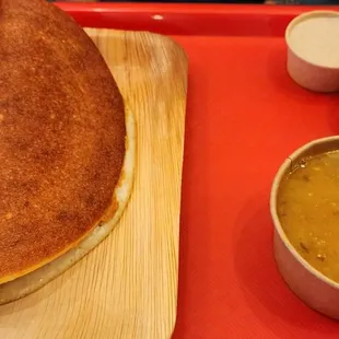 Benne dosa with masala