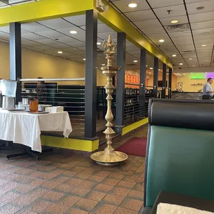 the interior of a restaurant