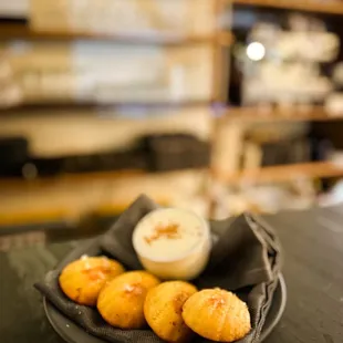 a plate of food on a table