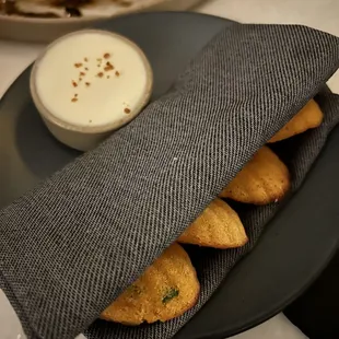 Cornbread madeleines
