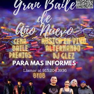 Ring in the New Year with us! Dinner, Dancing, Live Music, Party Favors and Door Prizes! BYOB DRIVE Band EPT will be playing the hottest mus