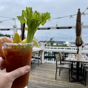 Sunday Bloody Mary with view