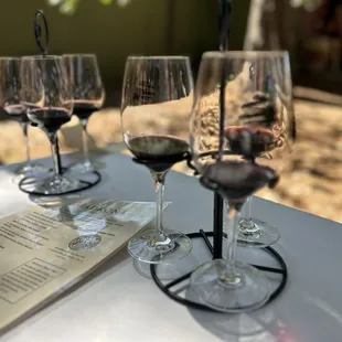 Wine tasting flight