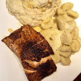 Salmon blackened