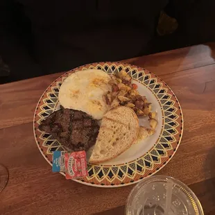 steak, food
