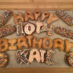 Birthday donuts!!