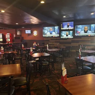 the inside of the restaurant