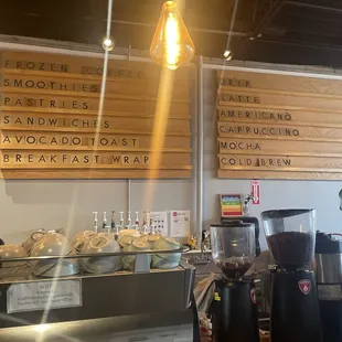 Menu board