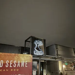 Outside