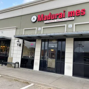 the front of a restaurant