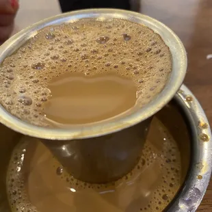 Indian filter coffee