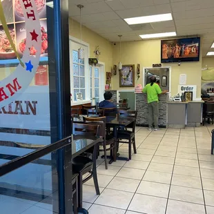 Restaurant view from main entrance