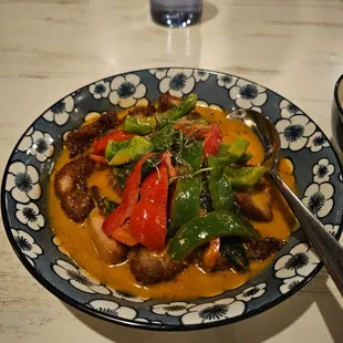 Panang Curry with Cripsy Chicken