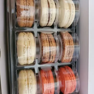a box of macarons