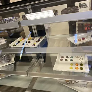 Entry with display of goodies.