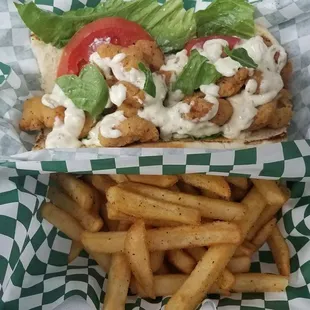 Popcorn Shrimp Po Girl