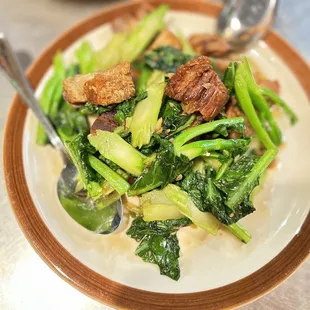 Crispy Pork Brocolli