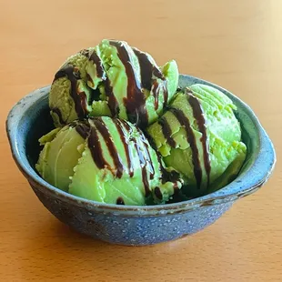 Matcha Green Tea ice cream.