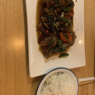 Crispy Duck in Basil Sauce