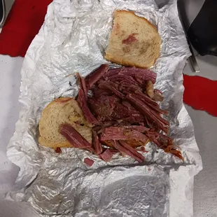 Chitty. They need to close down for selling this garbage that they call corned beef. That's exactly where I ended up putting it