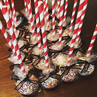 cake pops with sprinkles