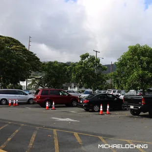 Maemae Elementary Family Night 2017, Lots of Handicap Parking