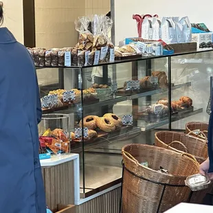 The pastry selection