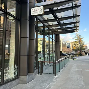 Outside