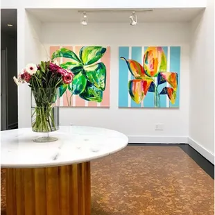 First Pieces of Art We Hung On the Wall.