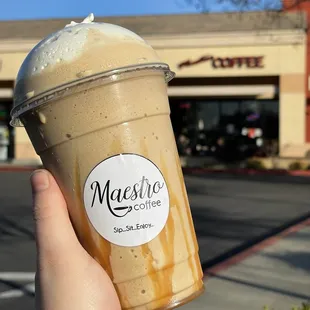 Pot of Gold Frappe (seasonal drink)