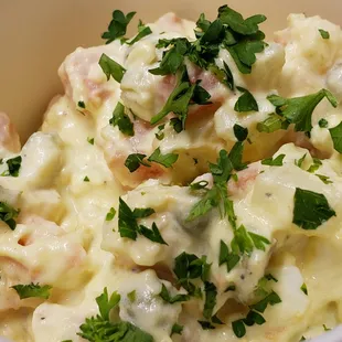 Russian Olivie salad with chicken