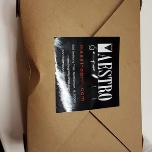 Takeout box