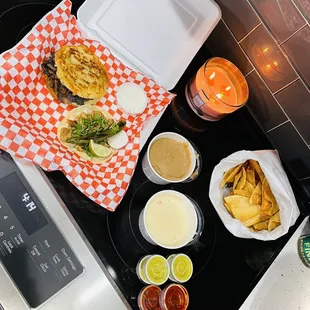 Take out just as delicious - food holds up well