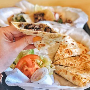 Beef Fajitas Quesadilla