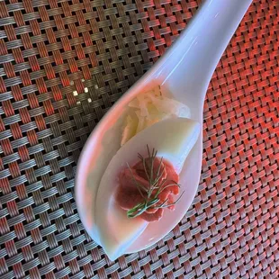 Amuse Bouche of Deviled Egg