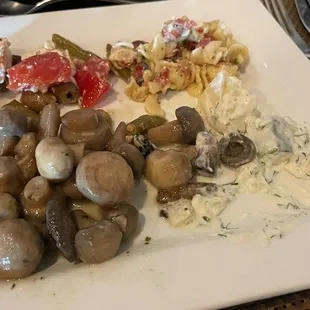 From the app bar. Cucumber salad was my favorite