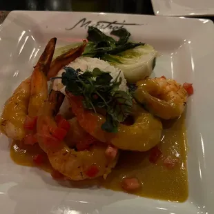 Curry shrimp